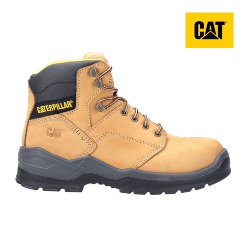 CAT Striver ST S3 SRC Men's Work Boots Light Brown (AU M-701) Australia